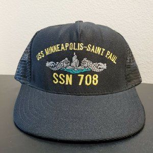 Vintage USS Minneapolis-Saint Paul SSN-708 Hat‎